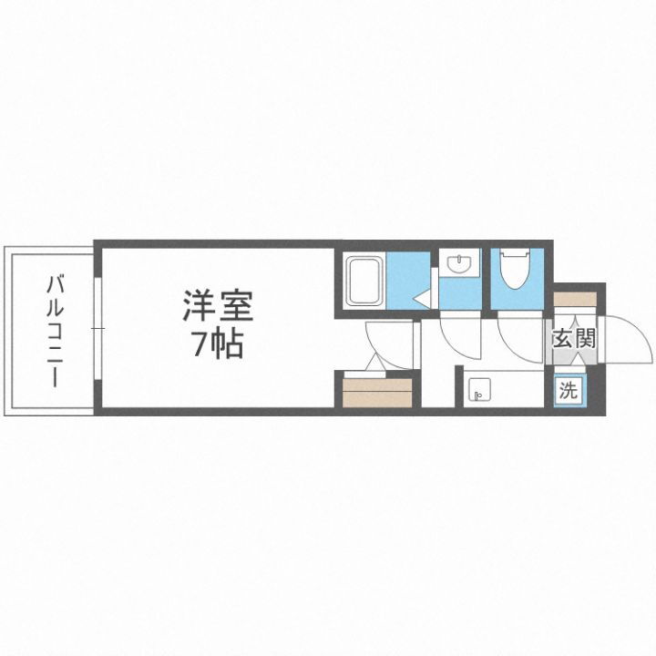 Ｓ－ＲＥＳＩＤＥＮＣＥドーム前千代崎 4階 1K 賃貸物件詳細