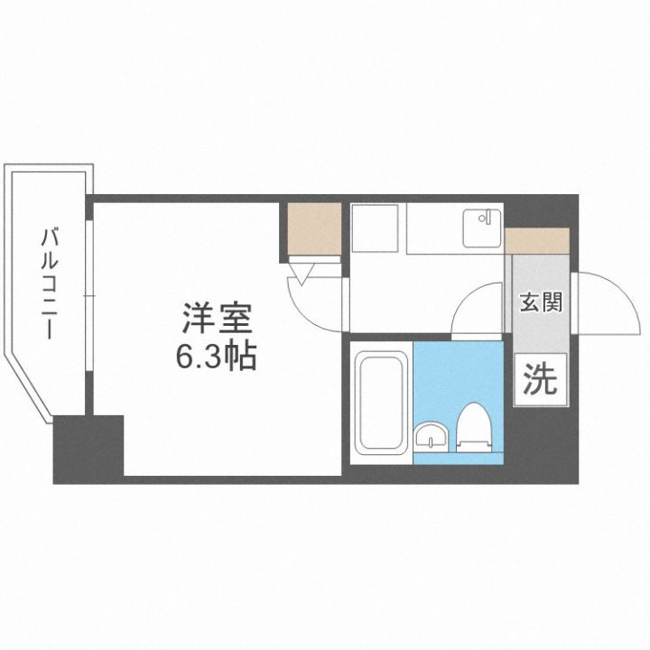 フォーリアライズ難波南ファーロ 9階 1K 賃貸物件詳細