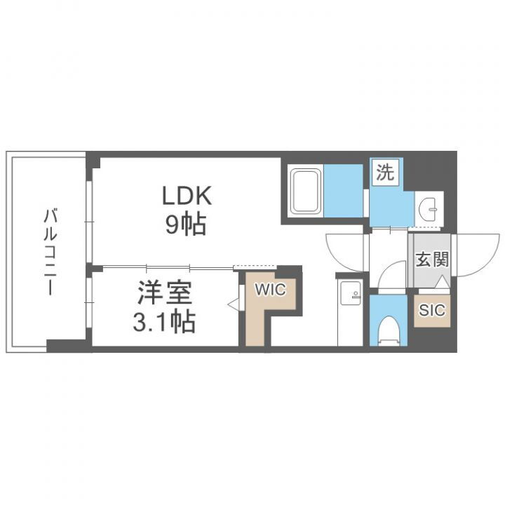 Ａｔｔｉｒａｎｔ西三国 6階 1LDK 賃貸物件詳細