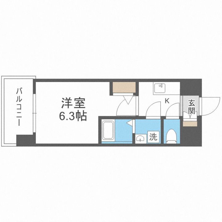 エスリードレジデンス大阪福島シティウエスト 11階 1K 賃貸物件詳細