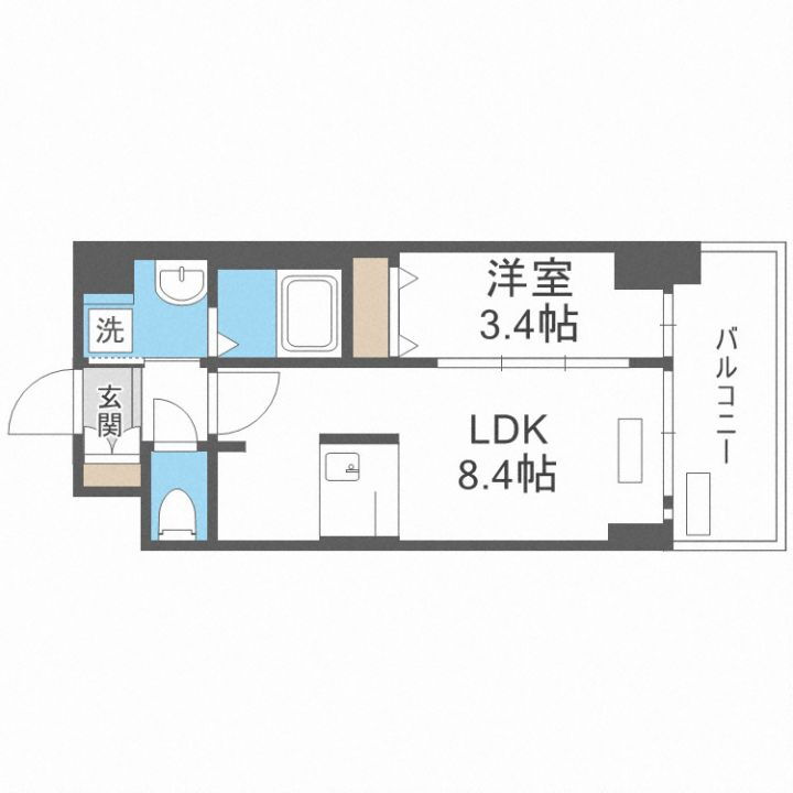 プレサンス新大阪ジェイズ 12階 1LDK 賃貸物件詳細