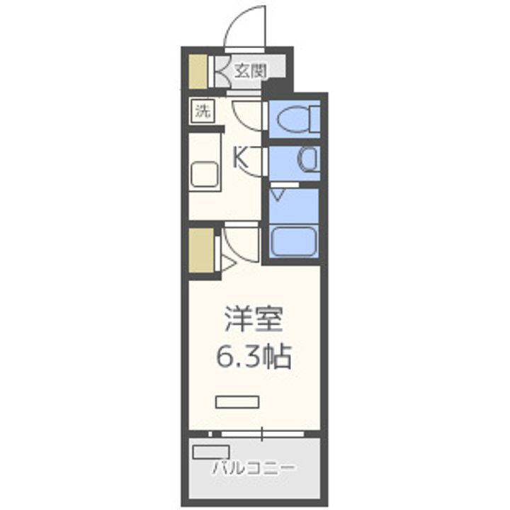 大阪府大阪市浪速区幸町２丁目 汐見橋駅 1K マンション 賃貸物件詳細