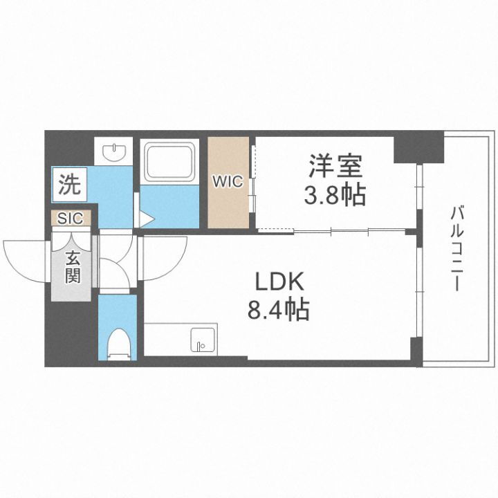エスリードレジデンス梅田マークス 4階 1LDK 賃貸物件詳細