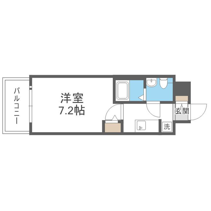 エグゼ大阪ＤＯＭＥ　ＣＩＴＹグレイス 8階 1K 賃貸物件詳細