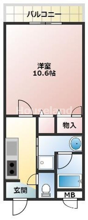 和歌山県和歌山市今福４丁目 和歌山港駅 1K アパート 賃貸物件詳細