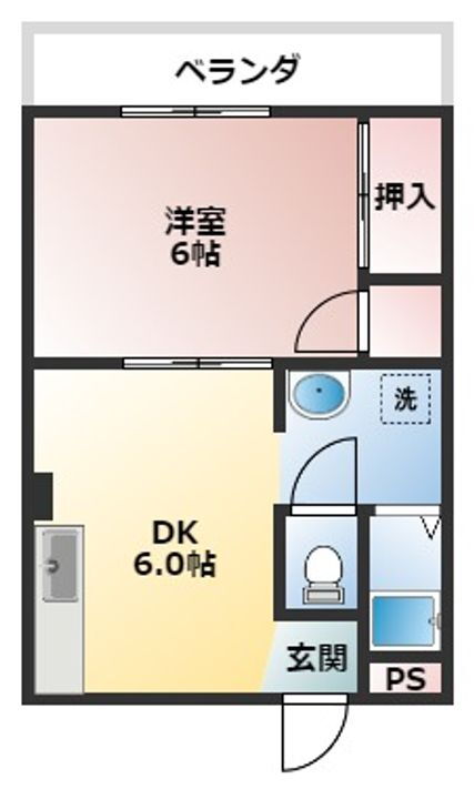 和歌山県和歌山市本町８丁目 紀和駅 1DK マンション 賃貸物件詳細