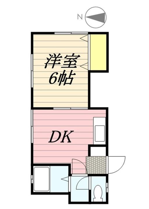 和歌山県和歌山市北島 和歌山市駅 1DK アパート 賃貸物件詳細