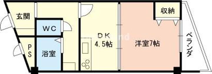 和歌山県和歌山市中之島 和歌山駅 1DK マンション 賃貸物件詳細