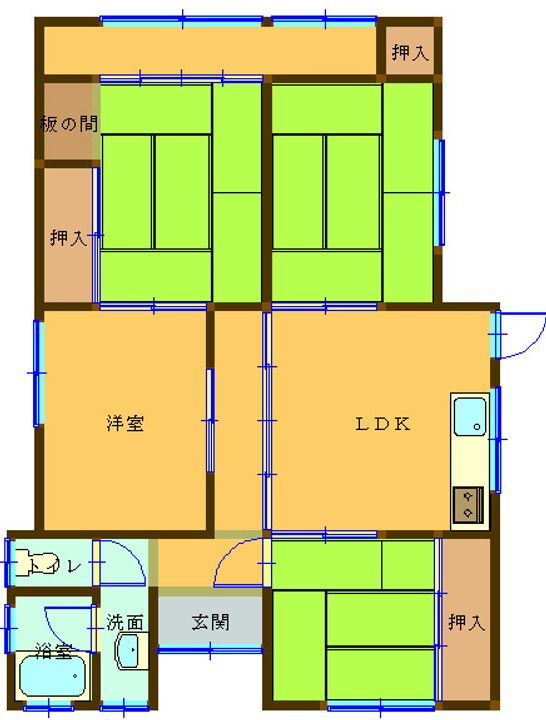 和歌山県和歌山市雑賀崎 和歌山港駅 4DK 一戸建て 賃貸物件詳細