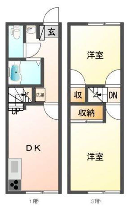 岡山県岡山市中区乙多見 東岡山駅 2DK アパート 賃貸物件詳細