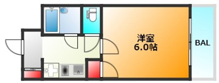大阪府大阪市港区弁天４丁目 弁天町駅 1K マンション 賃貸物件詳細