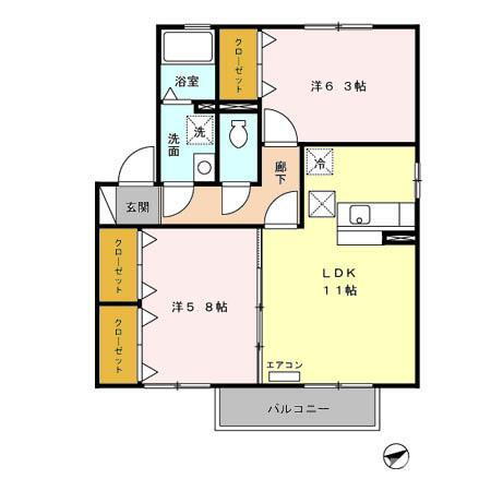 新潟県上越市大字黒井 黒井駅 2LDK アパート 賃貸物件詳細