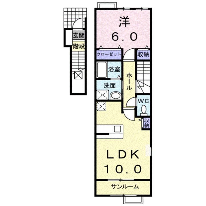 新潟県上越市東本町４丁目 高田駅 1LDK アパート 賃貸物件詳細