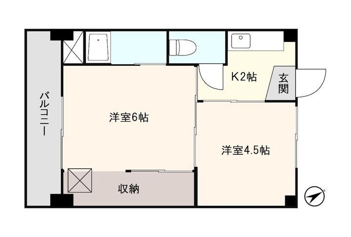 新潟県上越市五智３丁目 直江津駅 2K マンション 賃貸物件詳細
