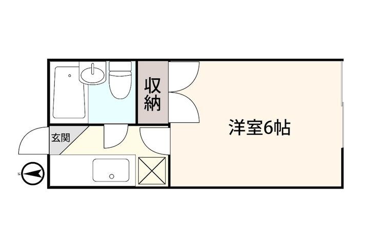 新潟県上越市春日山町２丁目 春日山駅 1K アパート 賃貸物件詳細