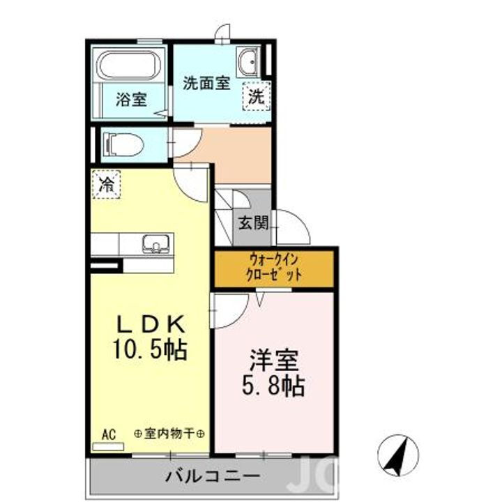 新潟県上越市大道福田 春日山駅 1LDK アパート 賃貸物件詳細