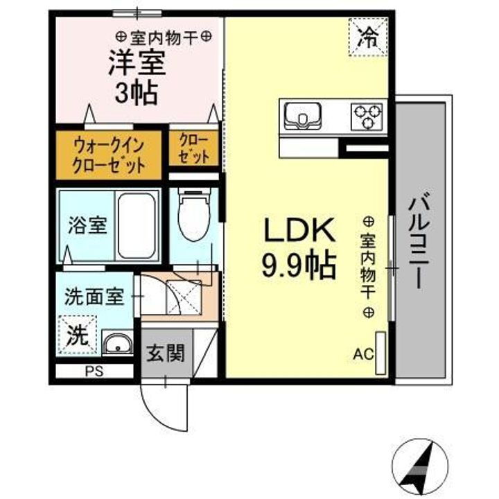 新潟県上越市大和５丁目 上越妙高駅 1LDK アパート 賃貸物件詳細