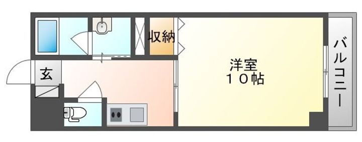 岡山県岡山市北区丸の内１丁目 県庁通り駅 1K マンション 賃貸物件詳細