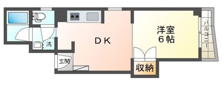 サンピア柳町 5階 1DK 賃貸物件詳細