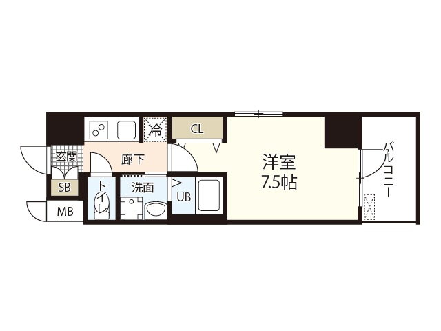 Ｓ－ＲＥＳＩＤＥＮＣＥ表町 6階 1K 賃貸物件詳細