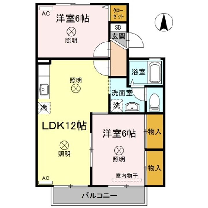 岡山県岡山市北区北長瀬本町 北長瀬駅 2LDK アパート 賃貸物件詳細