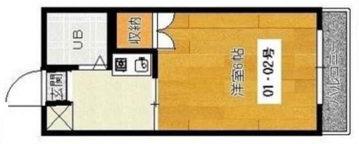 岡山県岡山市北区津島本町 法界院駅 1K マンション 賃貸物件詳細