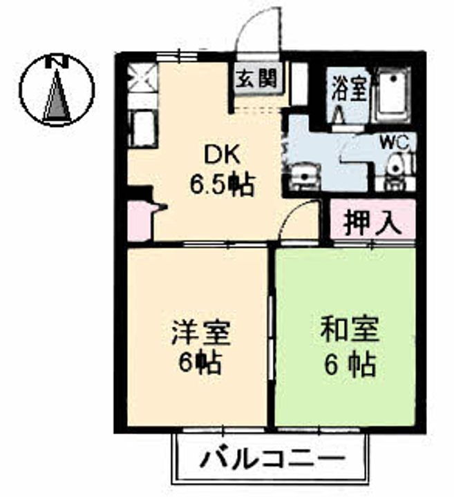 岡山県岡山市中区長利 大多羅駅 2DK アパート 賃貸物件詳細