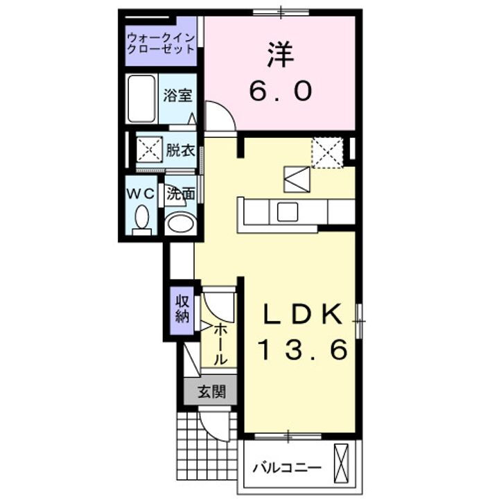 岡山県岡山市南区豊浜町 清輝橋駅 1LDK アパート 賃貸物件詳細