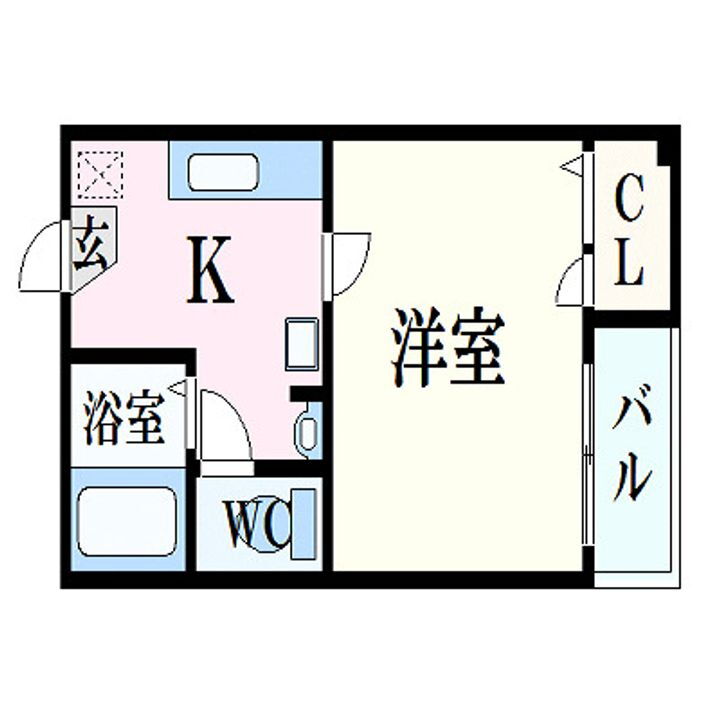 岡山県岡山市北区田町１丁目 郵便局前駅 1K マンション 賃貸物件詳細