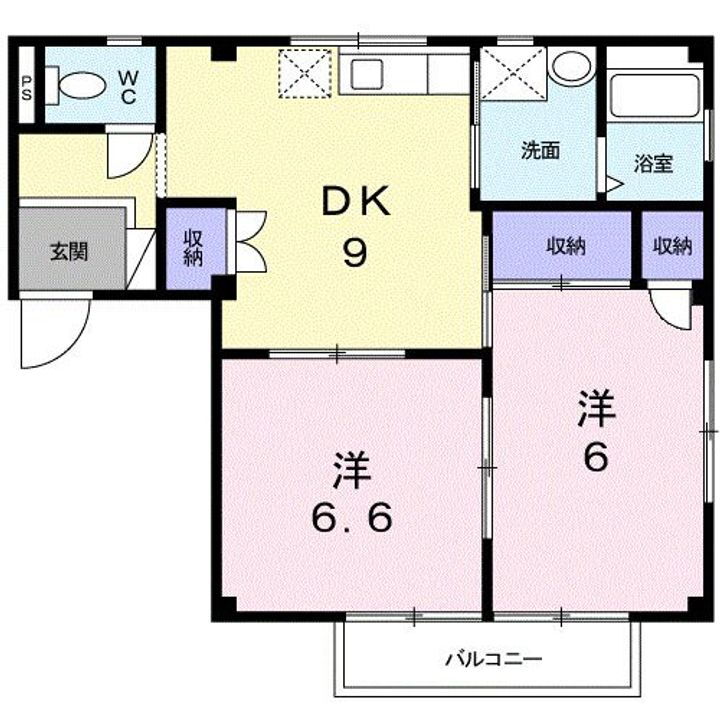 岡山県岡山市北区辛川市場 備前一宮駅 2DK アパート 賃貸物件詳細