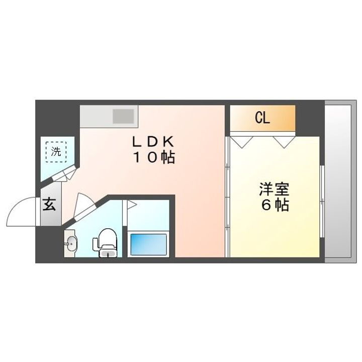 マンションニューヨーク医大東 4階 1LDK 賃貸物件詳細