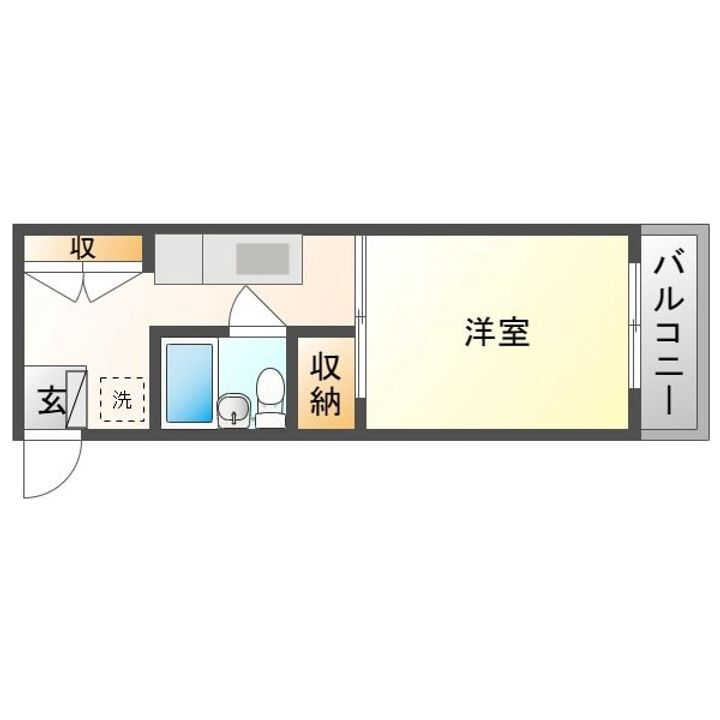 岡山県岡山市北区岡町 清輝橋駅 1K マンション 賃貸物件詳細