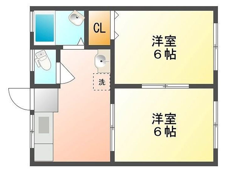 岡山県岡山市中区平井７丁目 西大寺町ハレノワ前駅 2DK アパート 賃貸物件詳細