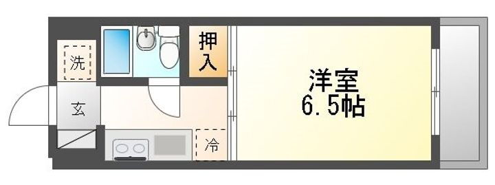 岡山県岡山市北区岡町 清輝橋駅 1K マンション 賃貸物件詳細