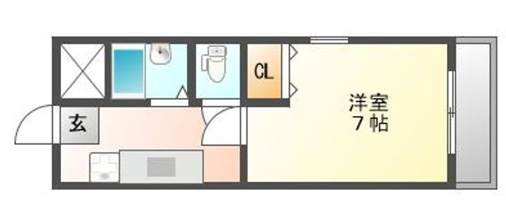 岡山県岡山市北区津島西坂１丁目 備前三門駅 1K マンション 賃貸物件詳細