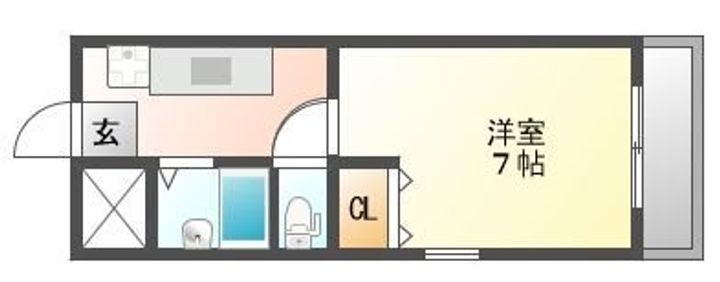 岡山県岡山市北区津島西坂１丁目 備前三門駅 1K マンション 賃貸物件詳細