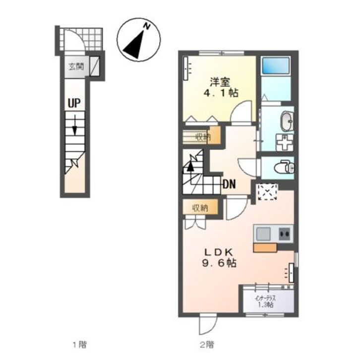 仮）スターテラスⅡ　円山 2階 1LDK 賃貸物件詳細