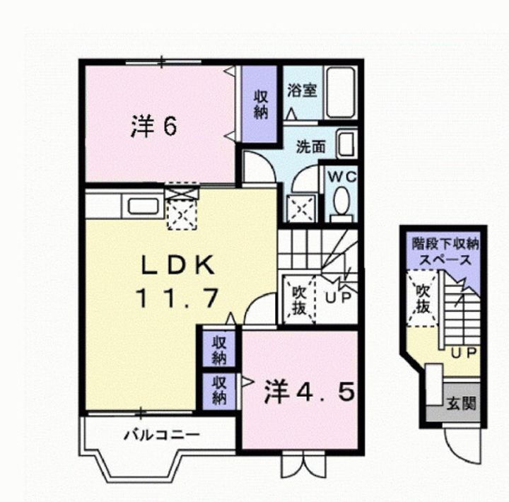 リンデンバウム・ナンバ 2階 2LDK 賃貸物件詳細