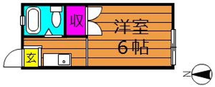 みよハイツ 1階 1K 賃貸物件詳細