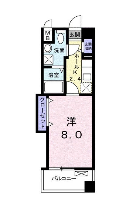 レジデンス下伊福　颯 3階 1K 賃貸物件詳細