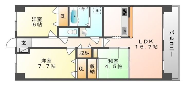サントノーレ西市 9階 3LDK 賃貸物件詳細
