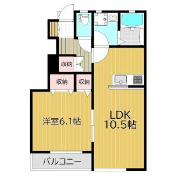 アルファ・庭瀬 1階 1LDK 賃貸物件詳細