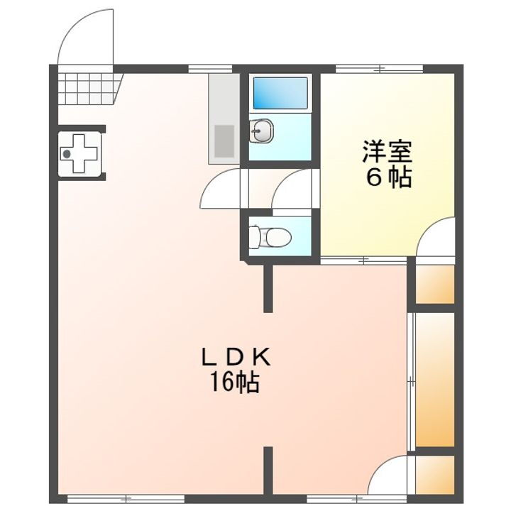 レジデンス太陽Ａ棟 1階 1LDK 賃貸物件詳細