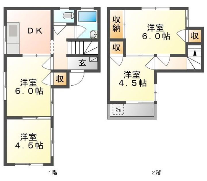 十日市中町戸建 4K 賃貸物件詳細