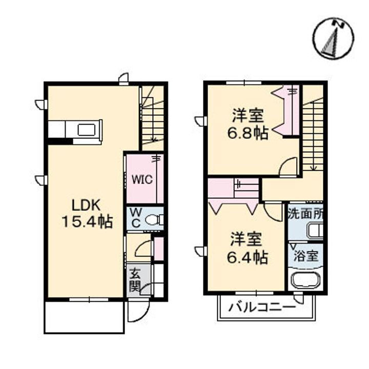 フォンテ　ファミリア 平屋建て 2LDK 賃貸物件詳細