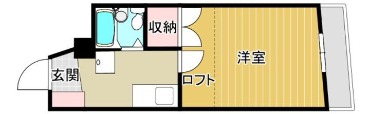エスプローネ原尾島 4階 1K 賃貸物件詳細