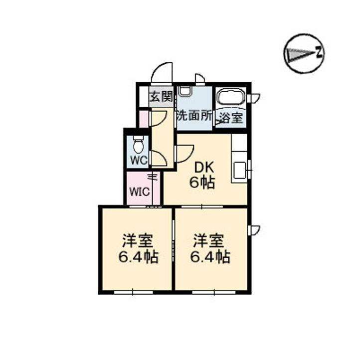 シャーメゾン山崎 1階 2DK 賃貸物件詳細