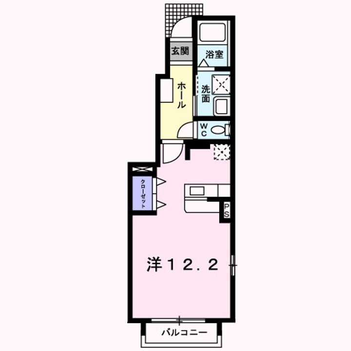 アンジュ　Ａ 1階 ワンルーム 賃貸物件詳細