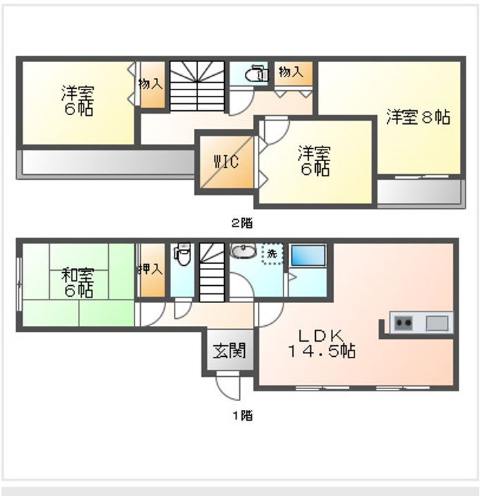 可知戸建 4LDK 賃貸物件詳細