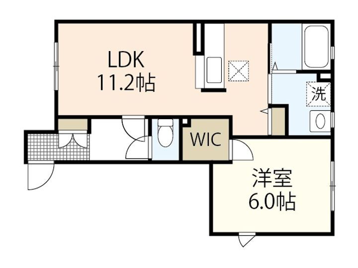 ヴィラフローレルＣ棟 2階 1LDK 賃貸物件詳細